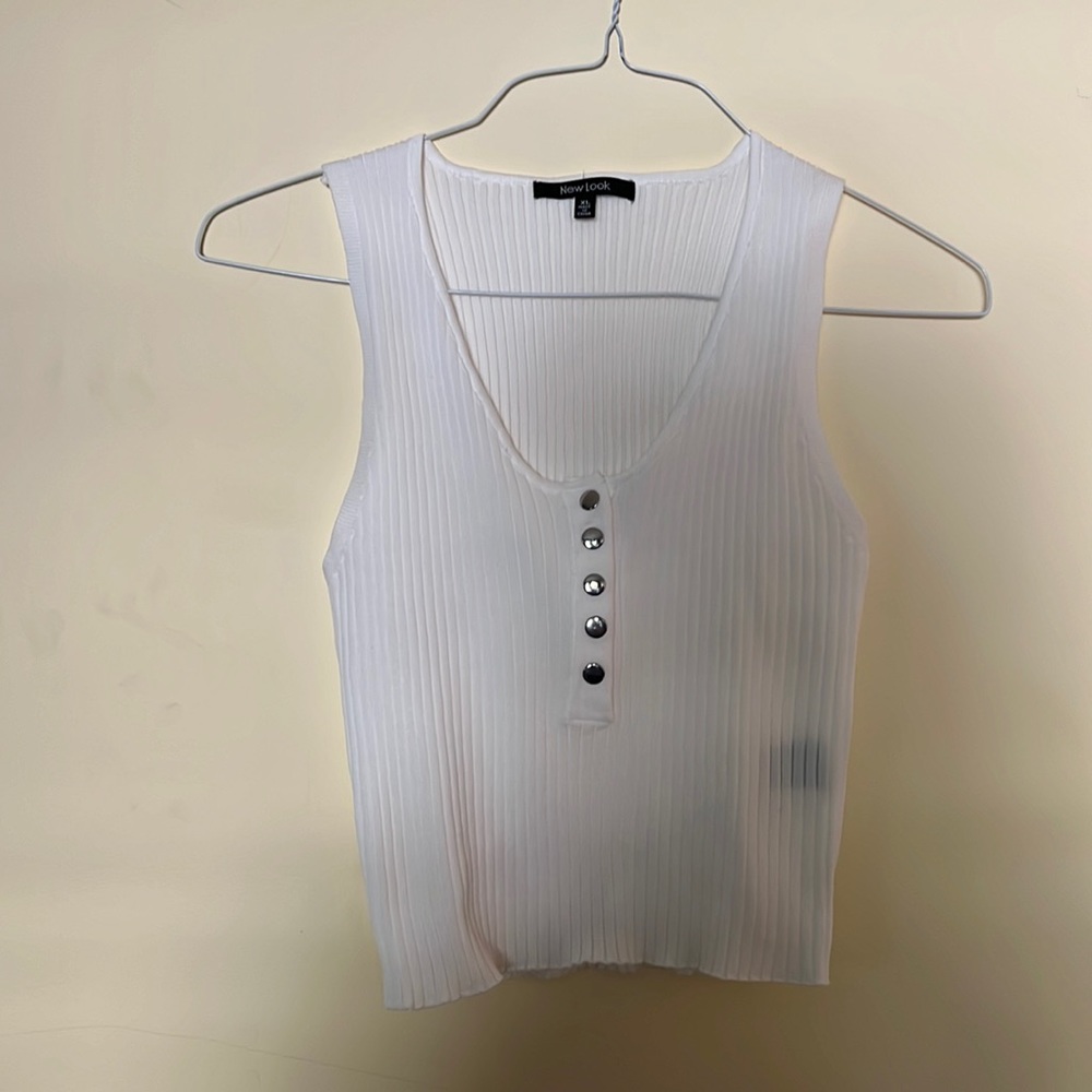 Womens White tank top